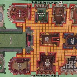 Vintage CLUE Master Detective Board Game 1988 Parker Brothers Vintage CLUE Master Detective Board Game 1988 Parker Brothers