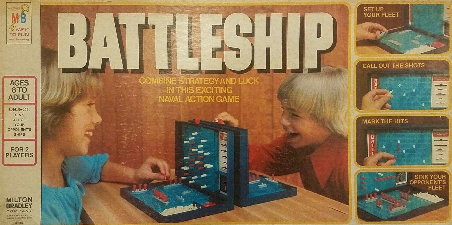 Vintage BATTLESHIP Game, Naval Strategy Action Game, Board Game, 1978 Milton Bradley, COMPLETE