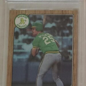 Vintage Basball Rookies & All-Star Cards Topps, Donruss, PSA, BGS graded Near Mint, Mint in GEM Case Mark McGuire No #366