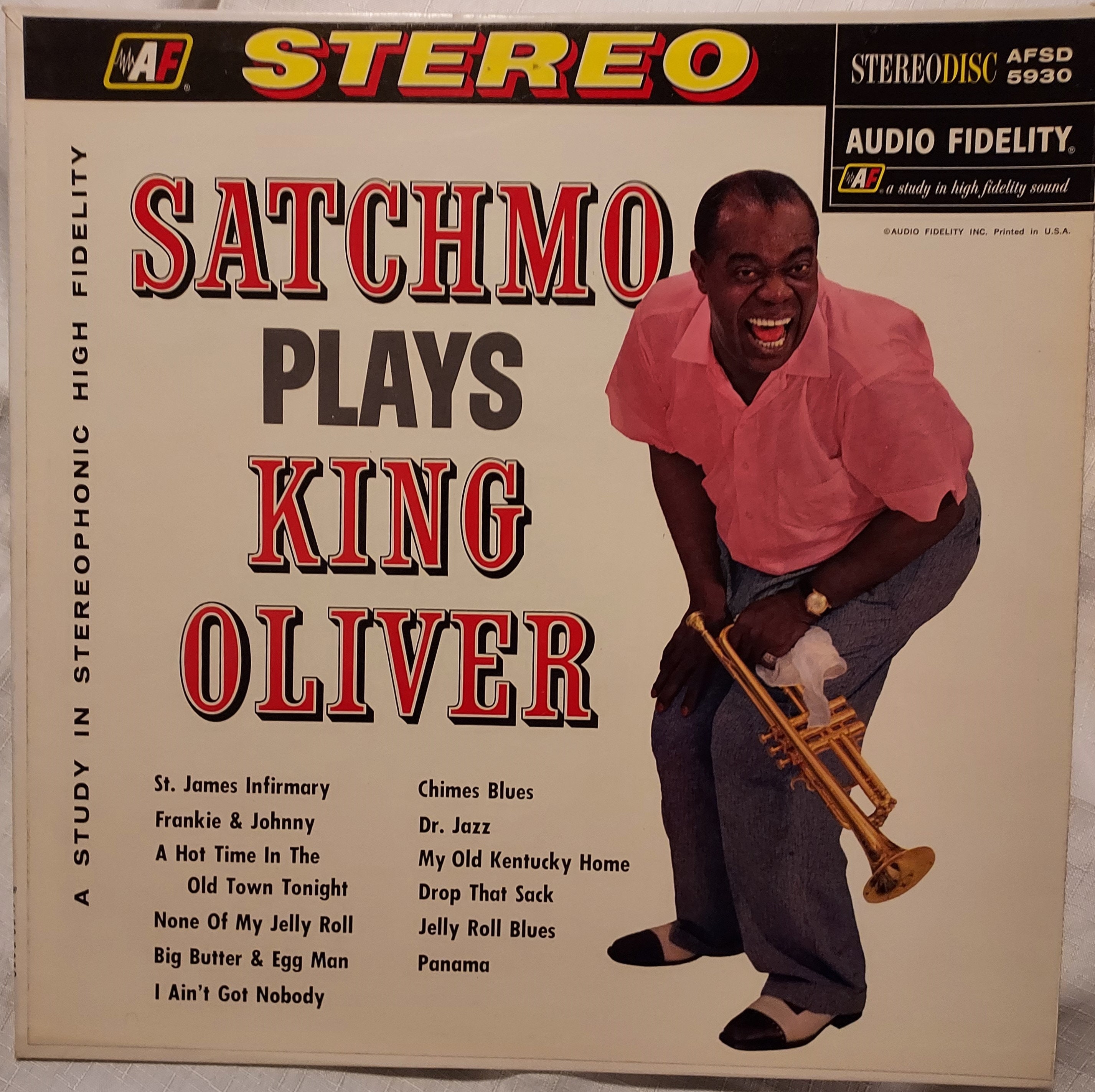 Vintage LP, Satchmo Plays King Oliver, Louis Armstrong & His Orch