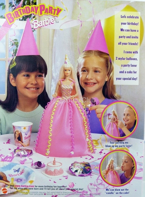 birthday party barbie 1998