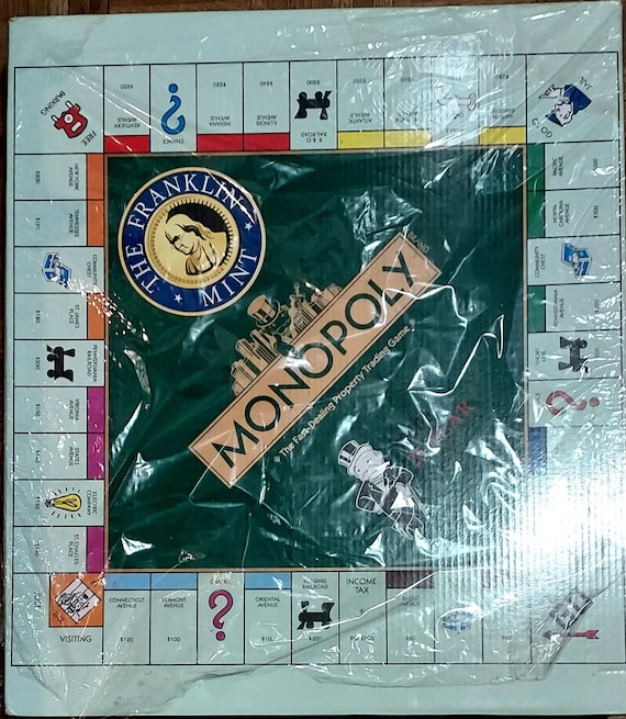 1990s Franklin Mint Monopoly Roche 25th Anniversary Club Event
