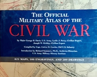 The Official Military Atlas of the Civil War, Collectible, Hardcover, 2003 Barns & Noble Publishing