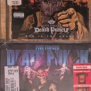 Five Finger Death Punch CDs, Audio Musik, Rock, Heavy Metal