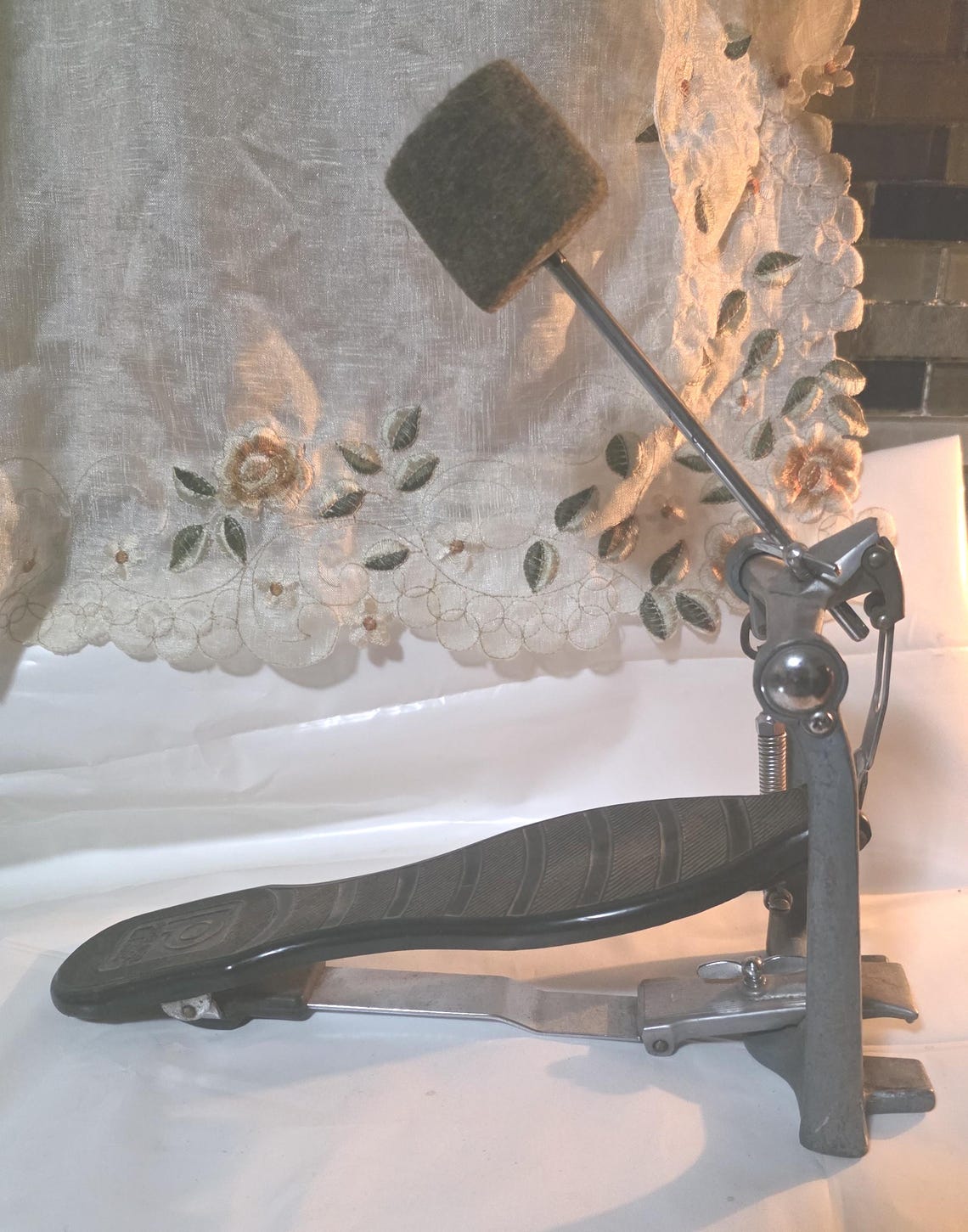 Vintage Drum Kick Foot Pedal, Premier, First Act, Cosmic Percussion, foto 1 de 5