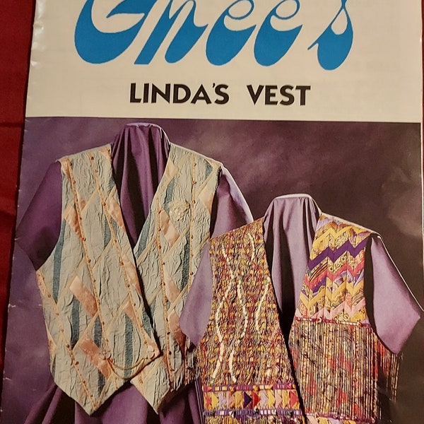 Vintage 1990's Jacket & Vest Sewing Patterns, Design Appliques. UNCUT