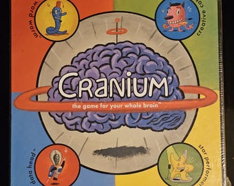 Vintage 1998 Cranium Board Game, Cranium Inc. (before Hasbro) - RARE, SEALED
