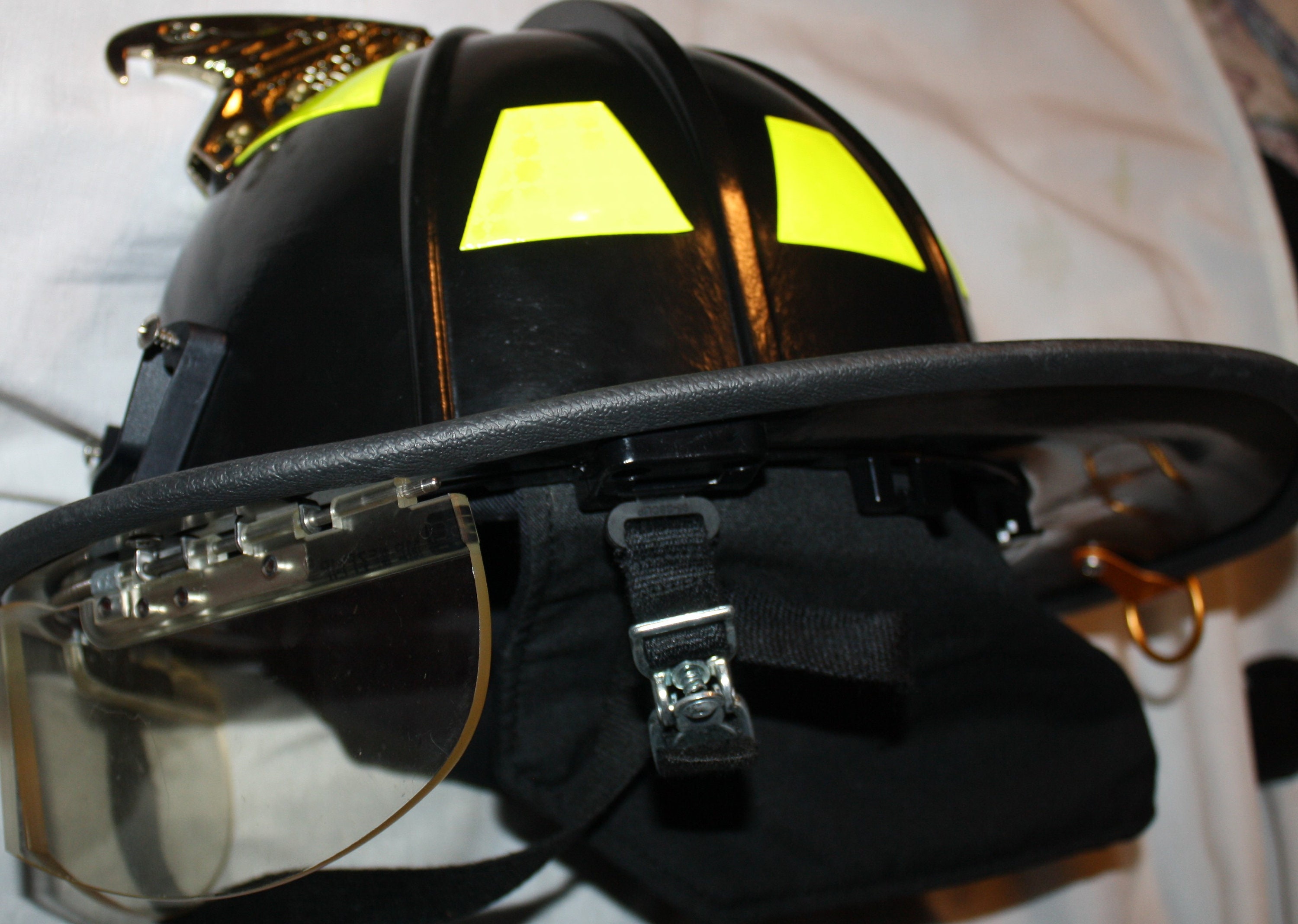 Fire Fighter Helmet with Face Shield, Honeywell, Hard Safety Gear