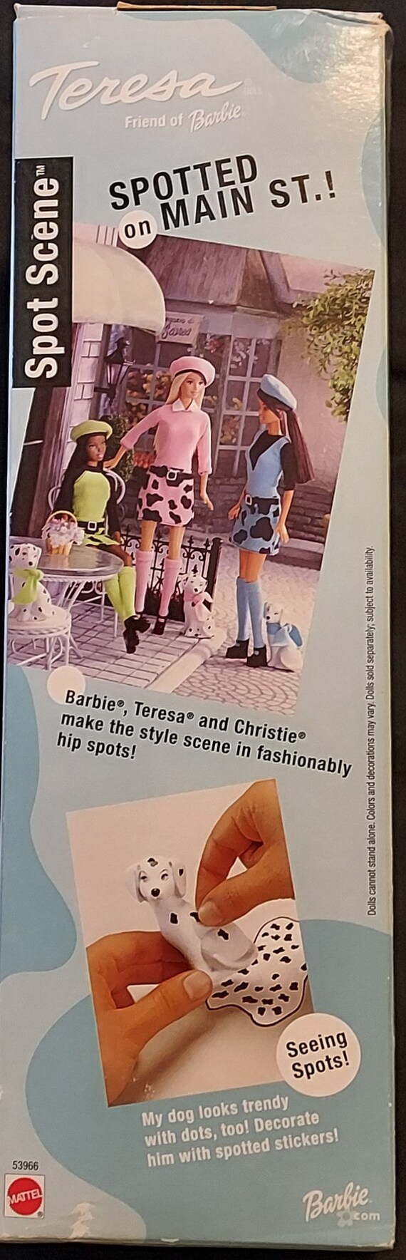 BARBIE, Spot Scene Doll, Teresa Friend of Barbie With Dalmation  