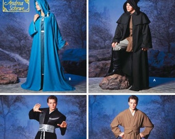 Simplicity 5840 Costume Pattern, Star Wars, Men’s and Teen's Fantasy Cosplay, Size A XS-XL UNCUT