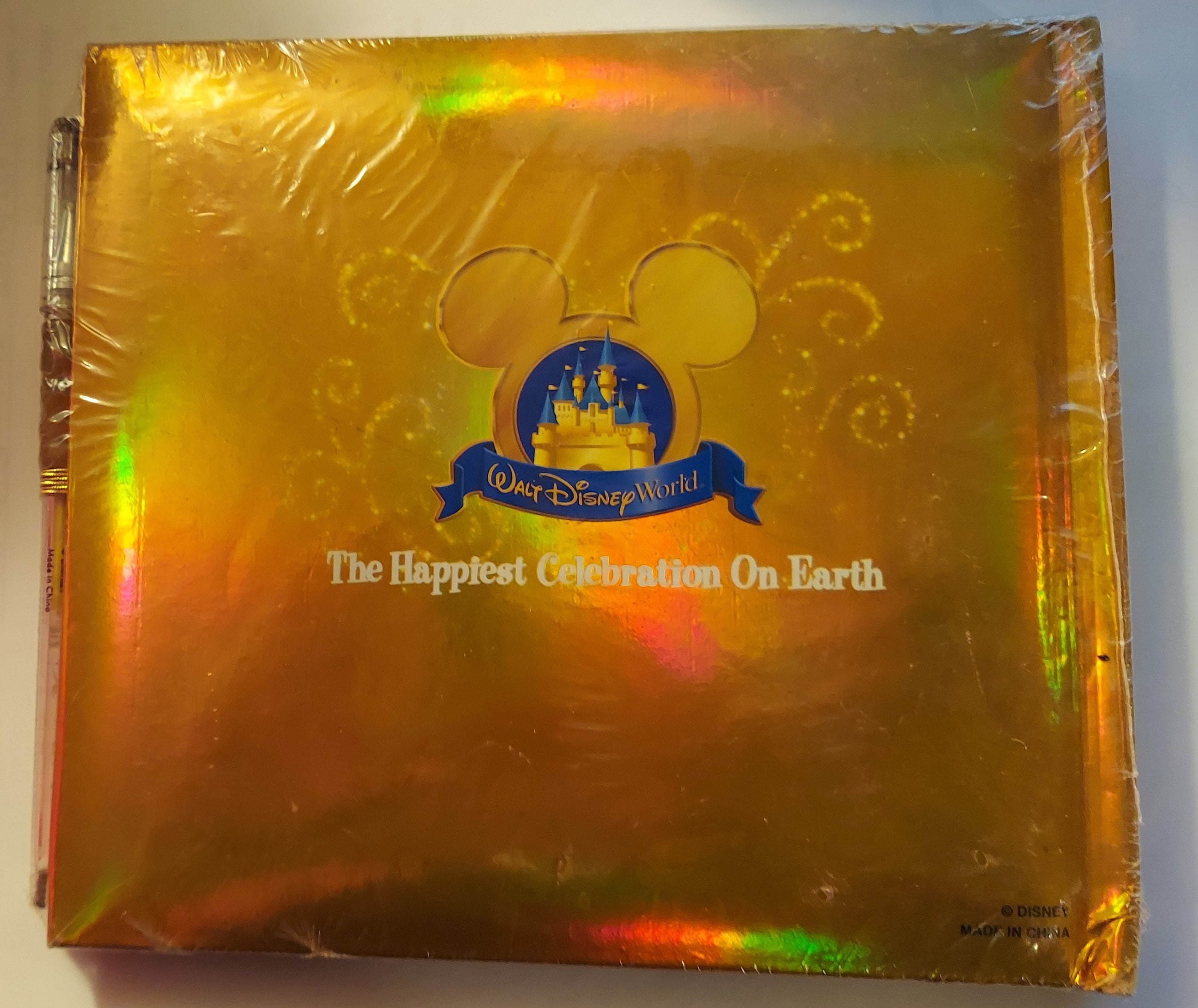 Walt Disney World Happiest Celebration On Earth Keychain Golden Mickey Ears