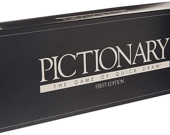 PICTIONARY: The Game of Quick Draw, First Edition, Bible Version, English Version, Spanish Version, 1985 Western Publishing, COMPLETE