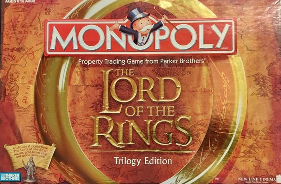 Hasbro Games Monopoly The Lord of Rings Edition Board Game Jan.1 21 for sale online 