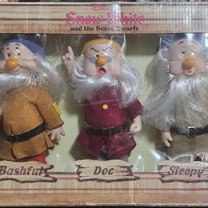 VINTAGE 1980s Bikin Express, Disney Snow White - The Seven Dwarfs in Original Box NEW - NRFB