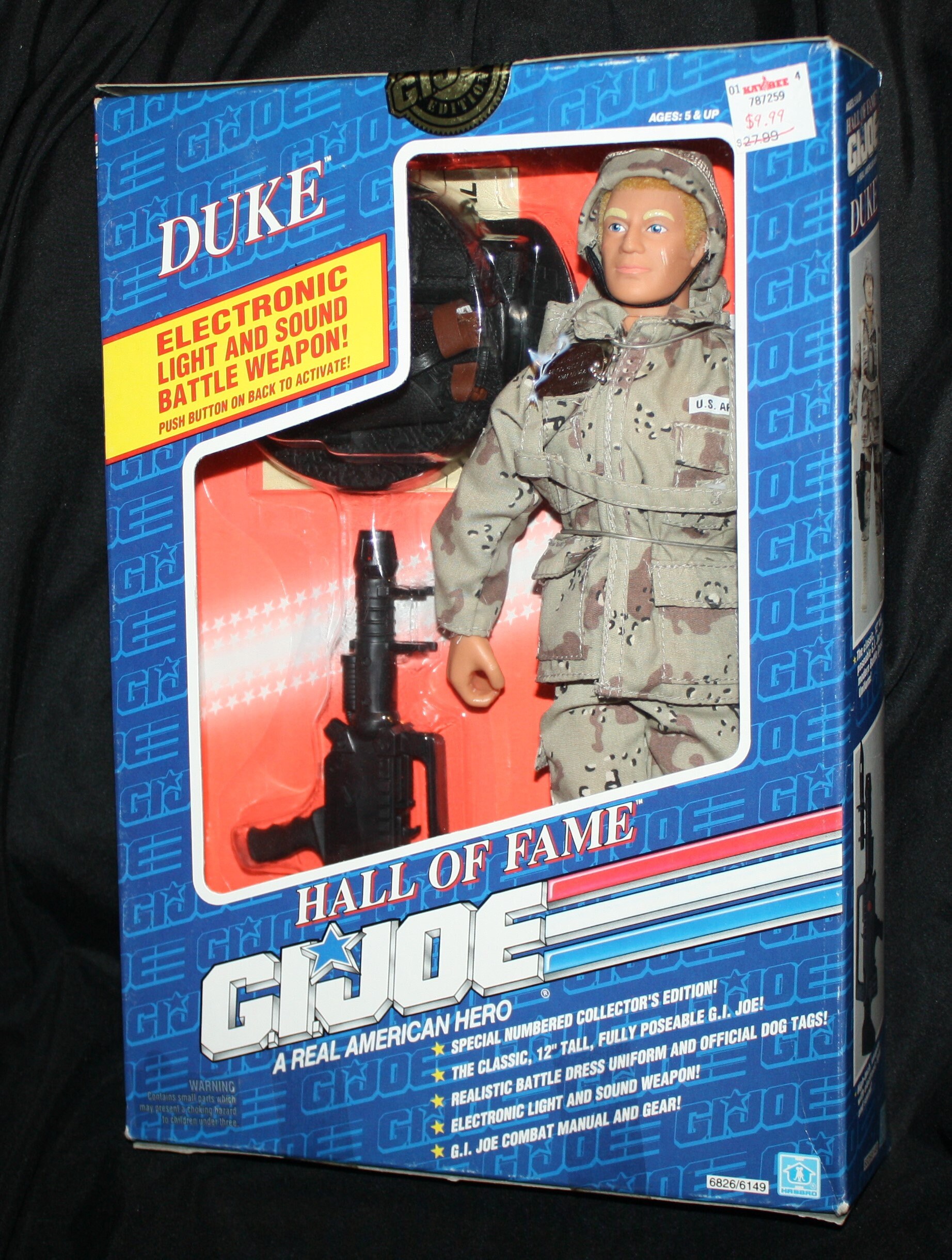 Duke, Hall of Fame GI Joe 12 Action Figures, 1991 Hasbro, NRFB