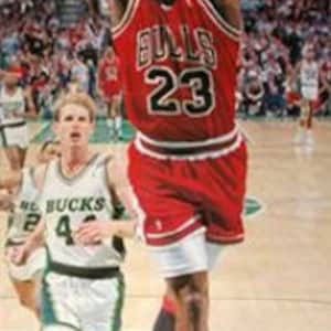 Vintage 1980s Costacos Doorsize Posters, Michael Jordan, Larry Bird, Dominque Wilkins, Karl Malone, Approx. 73&quot; Tall, RARE