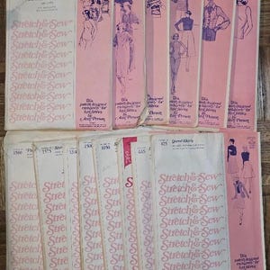 Vintage 1970s Stretch & Sew Patterns and Sewing Books by Ann Person