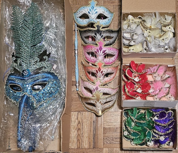 Mardi Gras Mask Handmade, Masquerade Mask