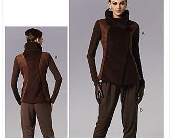 Vogue Patterns V8757 Misses' Jacket and Pants, V8340 Misses' Jacket, Skirt & Pants, Sewing Pattern