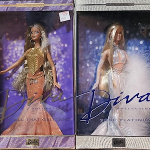 BARBIE, All That Glitters Barbie Doll, The Diva Collection, 2001 - 2002 Mattel - NIB