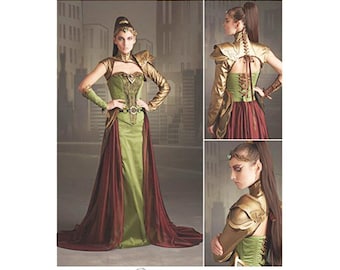 Simplicity #8363, Costume Pattern, Fantasy, Cosplay, Misses Costume, Period Clothing, Size Available H5 6-14 & R5 14-22, UNCUT