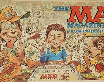 Vintage 1979 Mad Magazine Board Game, Parker Brothers, COMPLETE