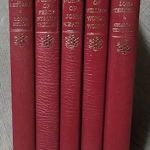 Vintage Poems Book Set, Percy Blysshe Shelley, Lord Tennyson, William Wordsworth, John Keats, Lord Byron, William Collins Sons & Co.