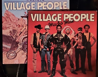 Vintage LPs, Village People - Macho Man & Cruisin', 1978 Casablanca Records, Lot  LPs