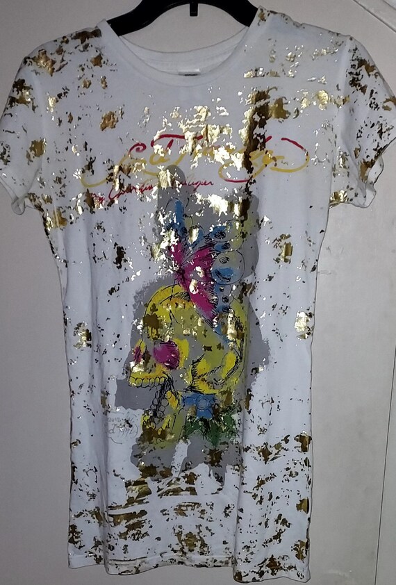 Vintage ed deals hardy t shirt