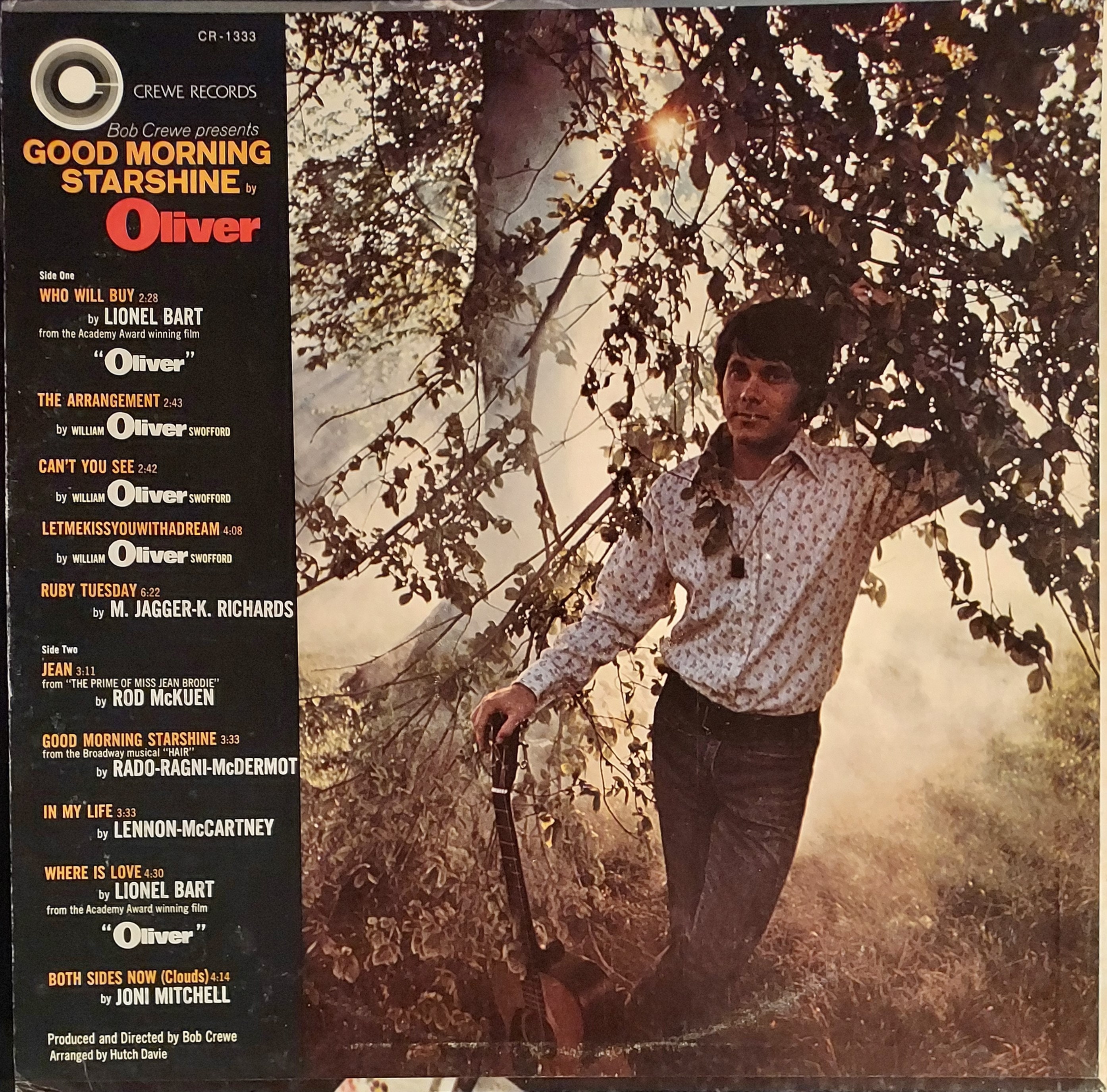 Vintage LP, Oliver Good Morning Starshine, 1969 Crewe Records, CR1333 Vintage LP, Oliver Good Morning Starshine, 1969 Crewe Records, CR1333
