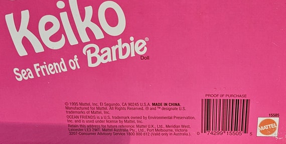 BARBIE 1987 PERFUME Pretty Barbie, Fabriqué en Malaisie NRFB $293.78