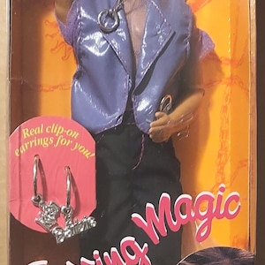 BARBIE, Earring Magic Ken Doll, LGBTQ Ken, 1992 Mattel, Discontinued, NRFB