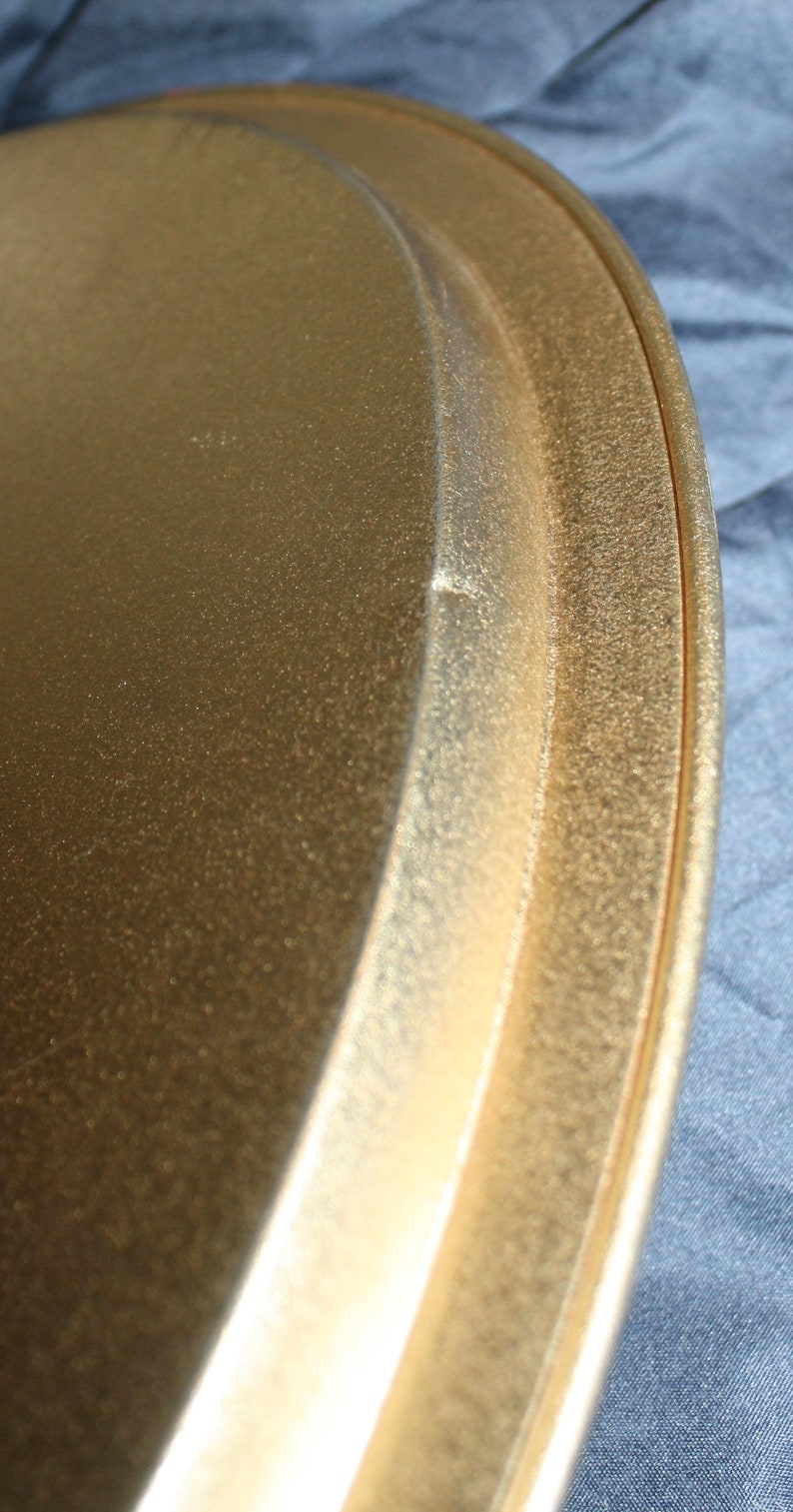 American Eagle /& Stars Design Oval Platter Vintage 1970s Metal Tin Serving Tray