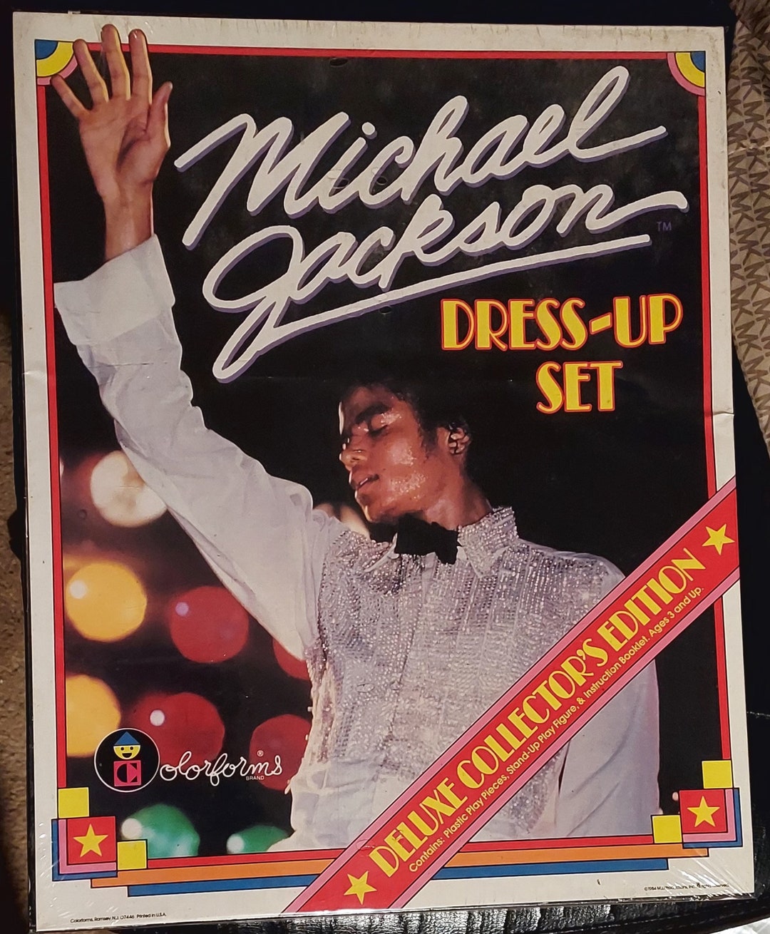 1984 Michael Jackson Dress up Sets Colorforms Deluxe Set Regular 1984-michael-jackson-dress-up-sets-colorforms-deluxe-set-regular