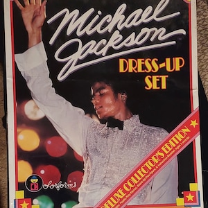 1984 Michael Jackson Dress-Up Sets Colorforms, Deluxe Set & Regular, NRFB, SEALED