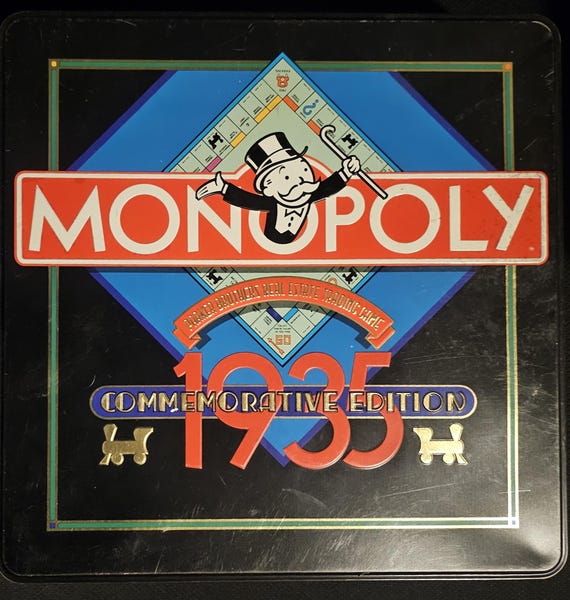 MONOPOLY Game 1935 Commemorative Edition 50 Years