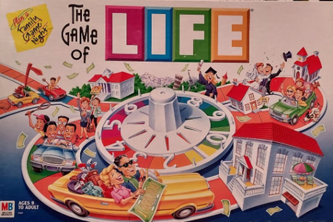 The Game of Life Board Game 2000 Milton Bradley Partially Etsy Australia