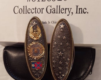 Collectors Gallery State Decorative Knife with Quarter, Flag, Eagle and Case NIB