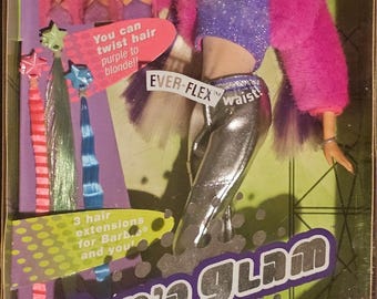 BARBIE, Jam 'N Glam Teresa, Friend of Barbie, Twist ‘n Turn Hair, 2001 Mattel, #50259, NRFB