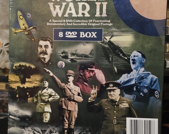 World War II Collector's Edition WWI Boxed Set DVD 8, Factory Sealed