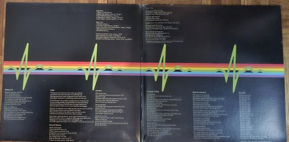 Vintage LP, Pink Floyd Dark Side of the Moon Vinyl Album, 1973