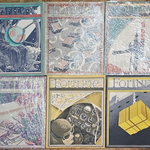 Vintage Fortune Magazines 1933, 1934, 1935, 1937, Publications, FULL/ENTIRE