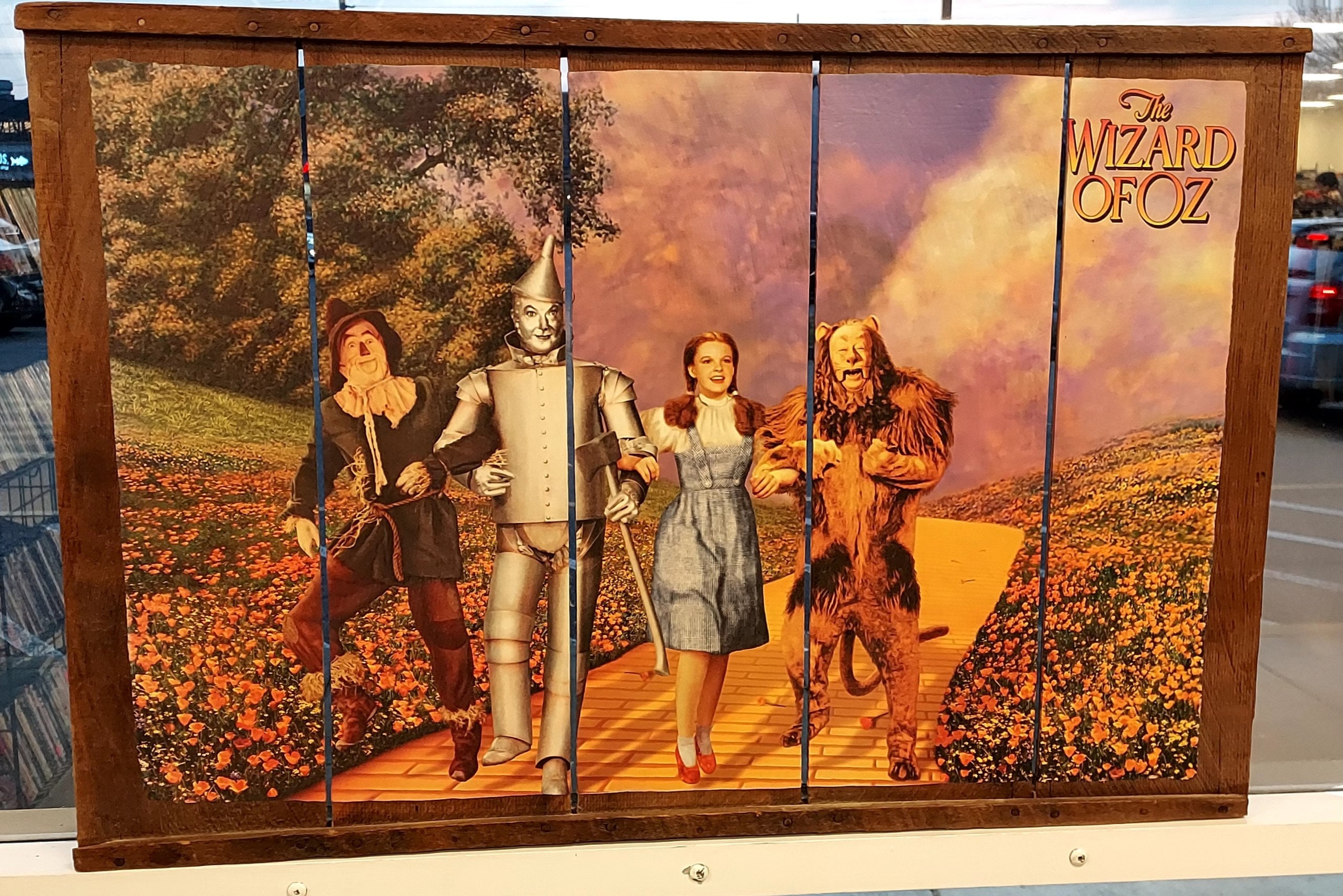 Antique Raisin Board Craft Tray by Pat and June Caulfield, The Wizard