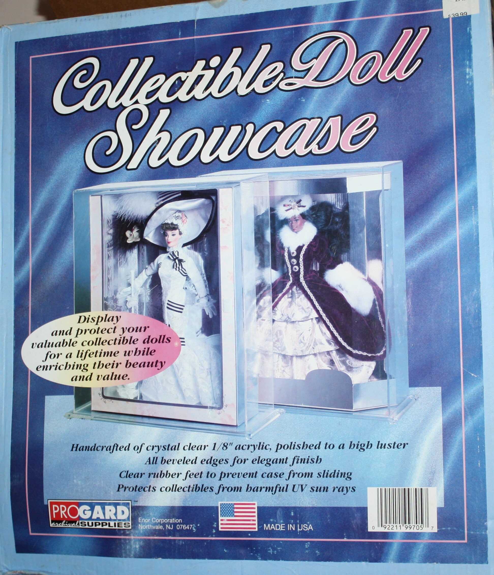 Display Case, Acrylic Display Box, Showcase for Dolls, Figurines