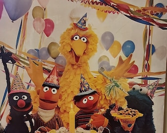 Vintage Posters, Sesame Street, Muppet Characters Poster, Wall Decor, Wall Hangings