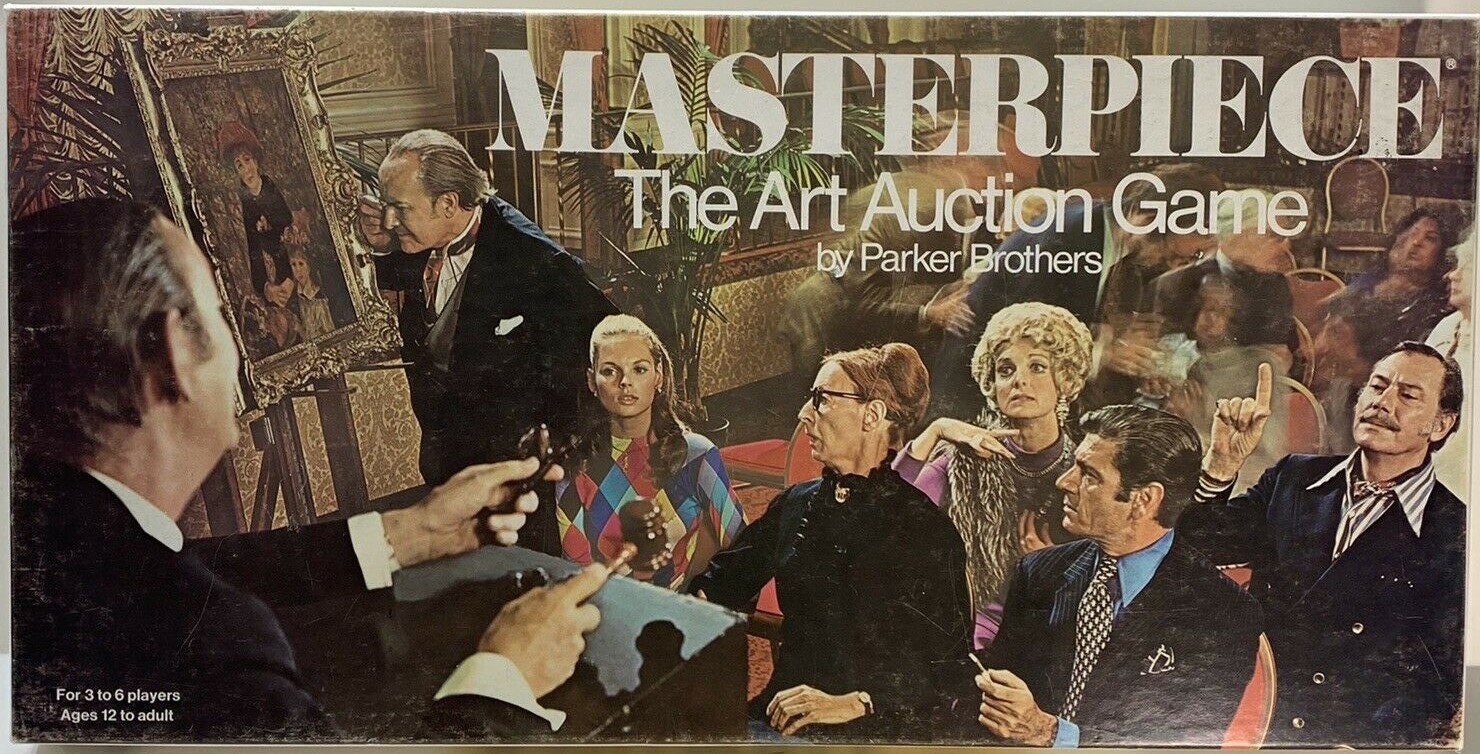 Vintage Masterpiece - The Classic Art Auction Game, Board Game, 1970