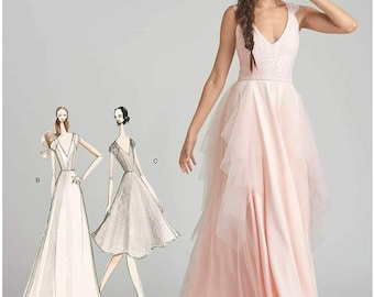 Simplicity Pattern 8289 Misses' Special Occasion Dress Pattern, Size P5 12-20, UNCUT