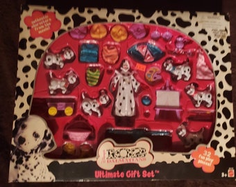 Disney 102 Dalmations, Ultimate Gift Set, Figurine Playset, 2000 Mattel, RARE, #88102 NRFB