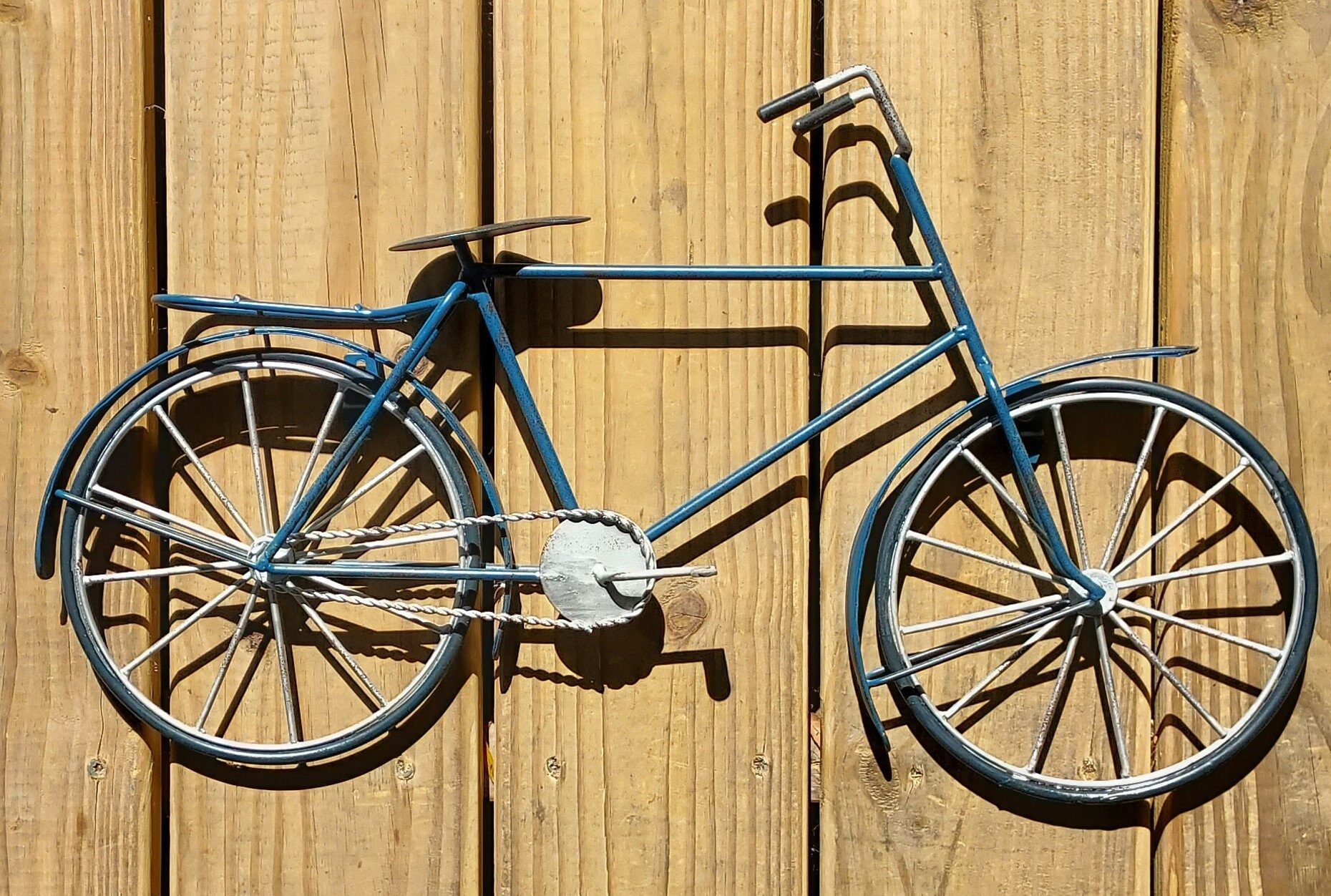 Vintage Metal Bicycle Wall Hanging, Wall Art