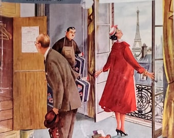 Vintage 1950's The Saturday Evening Post Magazine, July 14, 1956, August 5, 1961, June 21, 1958, April 25,1959 - COMPLETE MAGAZINE